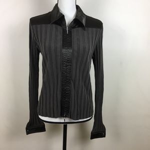 CAbi Ribbed Top Satin Trim Large